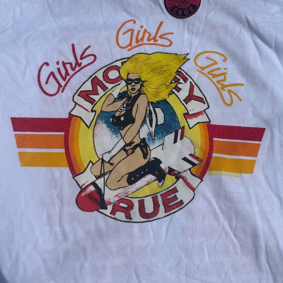 GIRLS GIRLS GIRLS BOMBER TOUR VINTAGE TEE Motley Crue!!!!!! 2XL - Picture 2 of 5